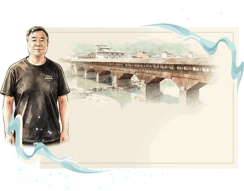 万安桥窗口